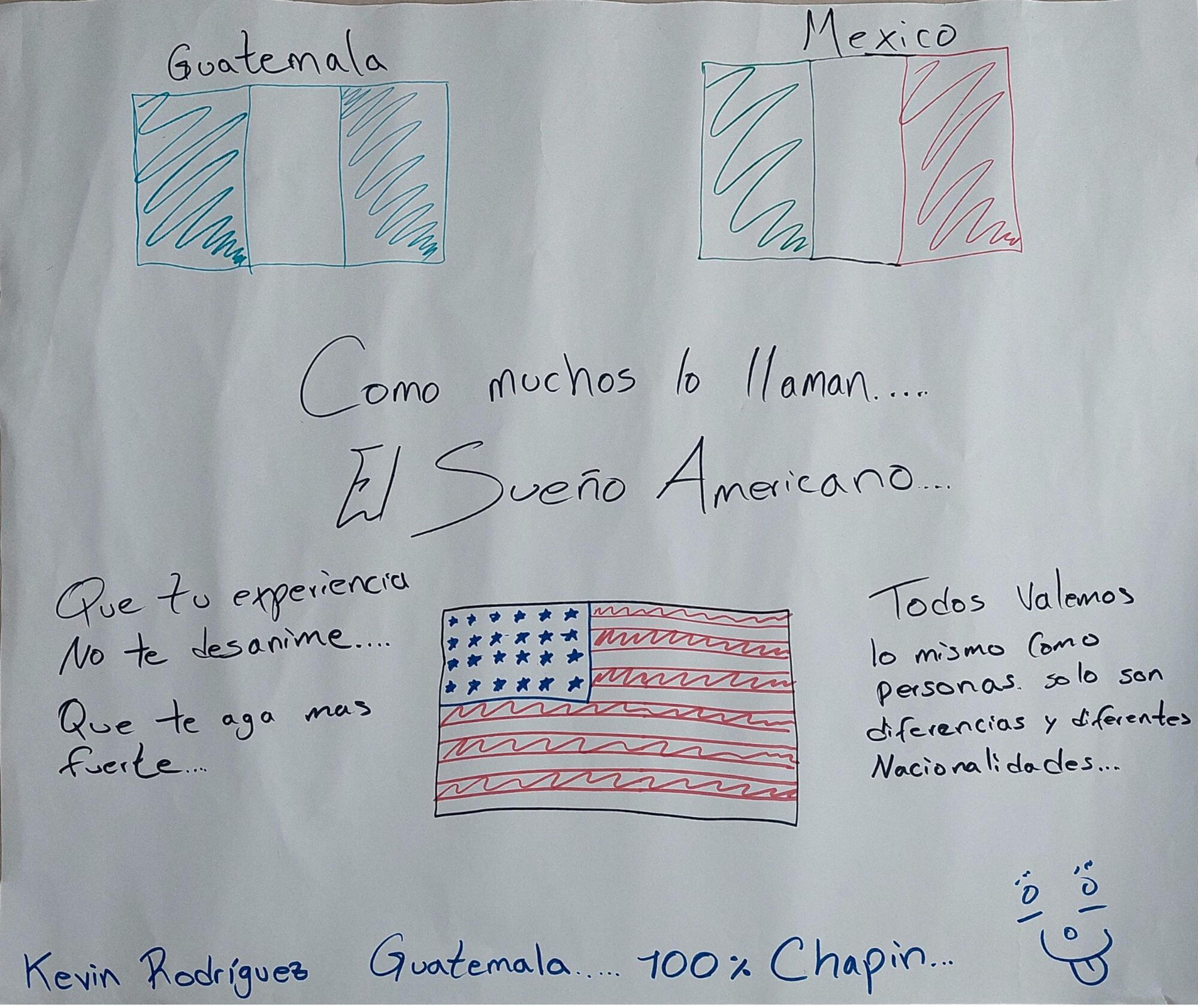 Colorful stories: migrants draw their experiences on the road through Central America