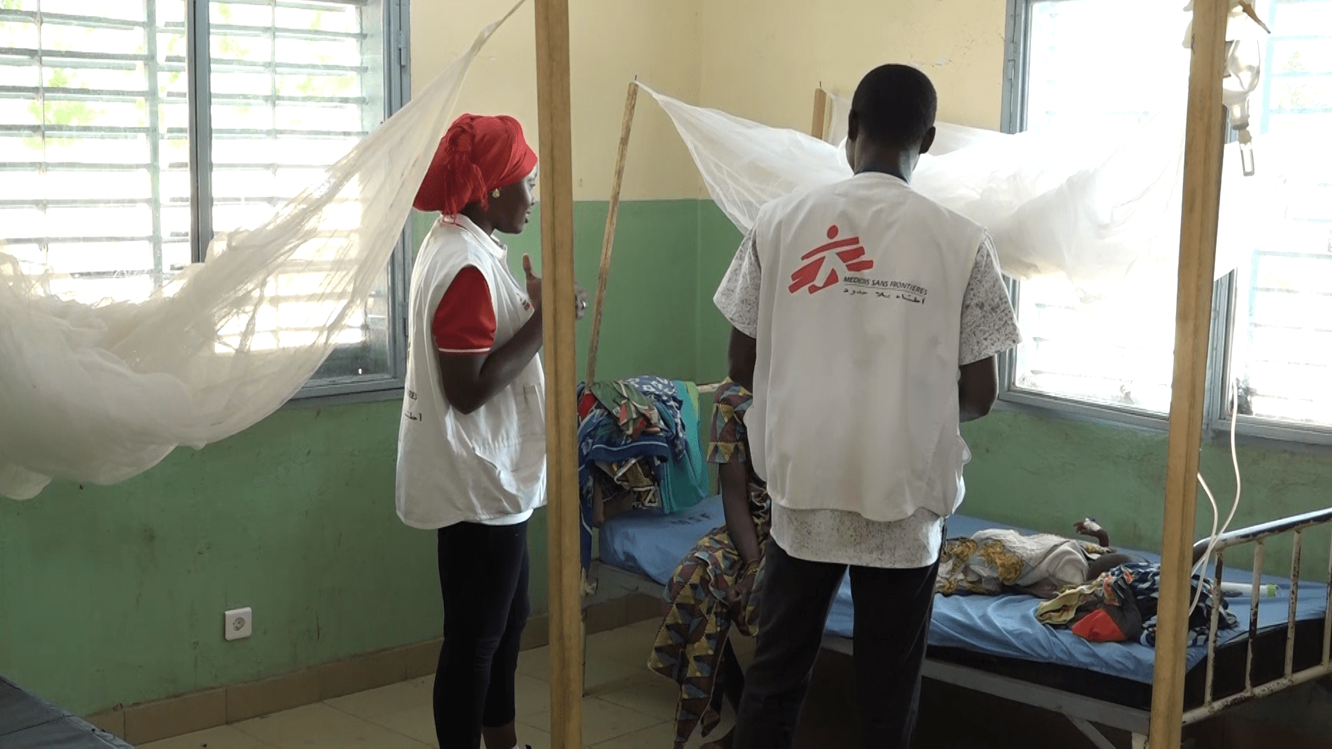 A patient receives mental health care from MSF in Burkina Faso's eastern region.