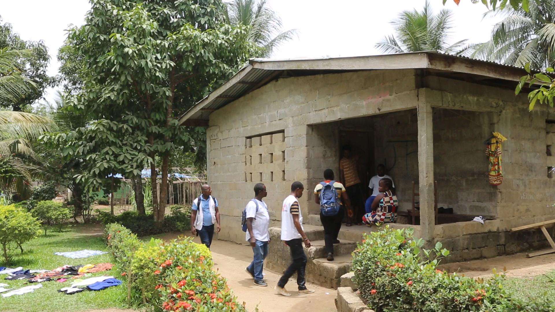 As part of MSF's mental health program in Liberia, outreach workers identify patients in need of treatment for mental health disorders. 