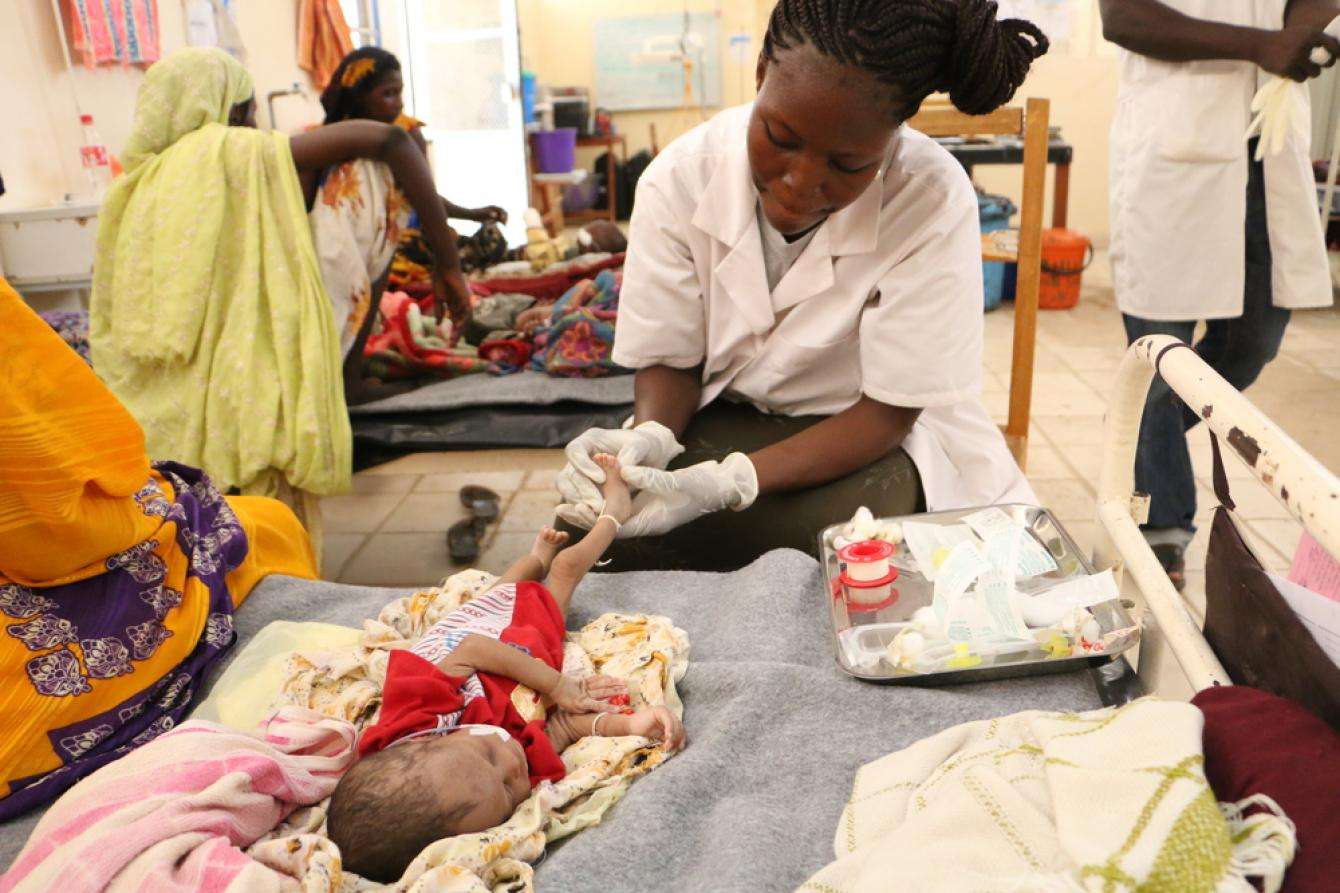 Treating malnutrition in Am Timan, Chad