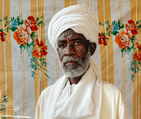 Youssef Mohamed, a displaced man from North Darfur, Sudan, living in Chad.