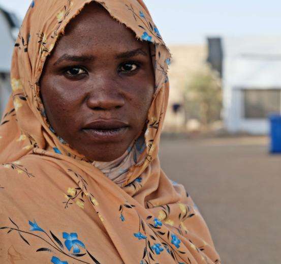 A young Sudanese refugee woman in Chad.